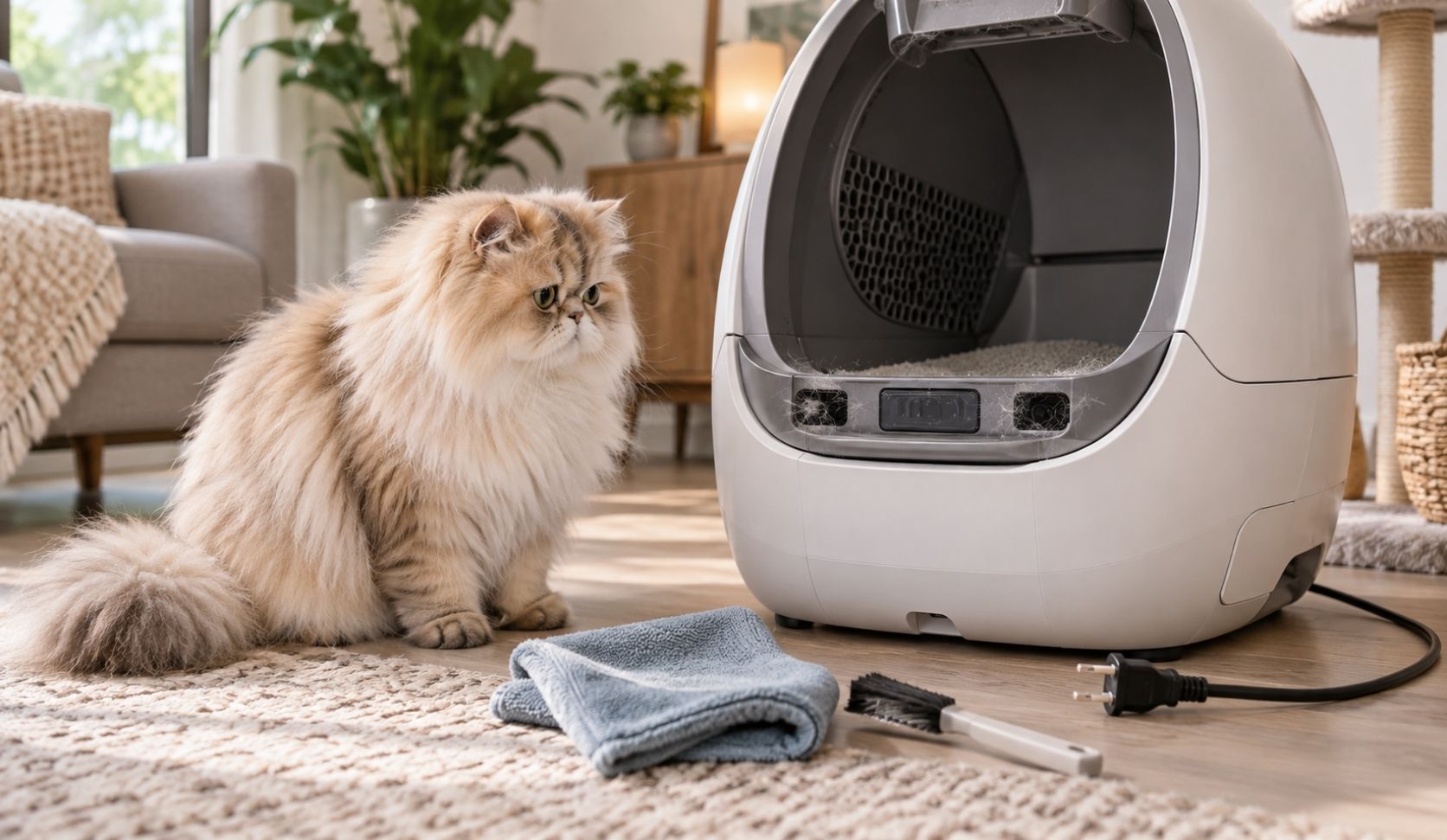 Featured image for “Automatic Litter Box Sensor Error? It Is Usually Dust”