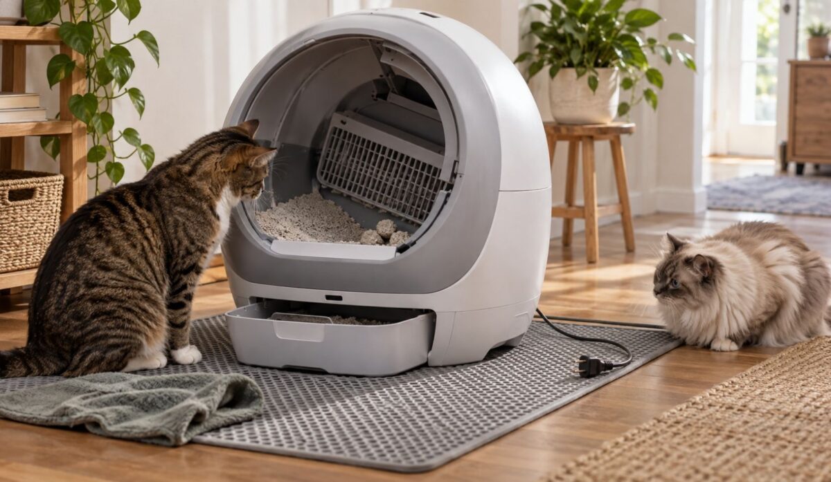 Guide on Automatic Litter Box Stuck Mid-Cycle