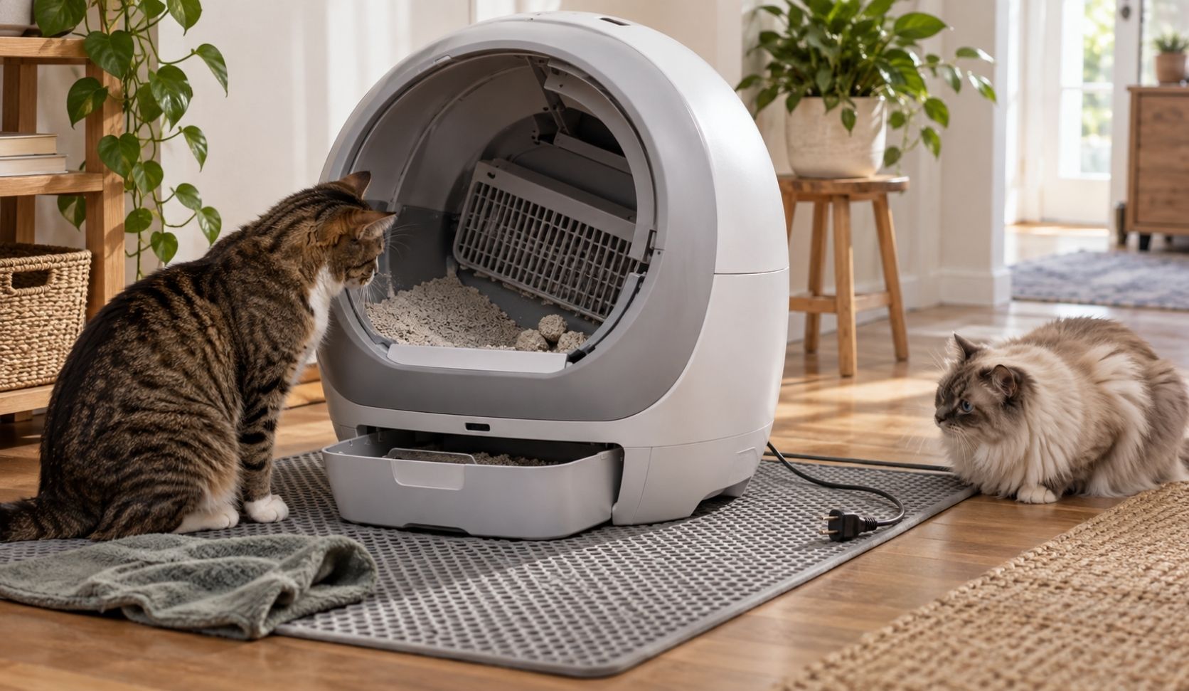 Featured image for “Automatic Litter Box Stuck Mid-Cycle: Safe Fix Order”