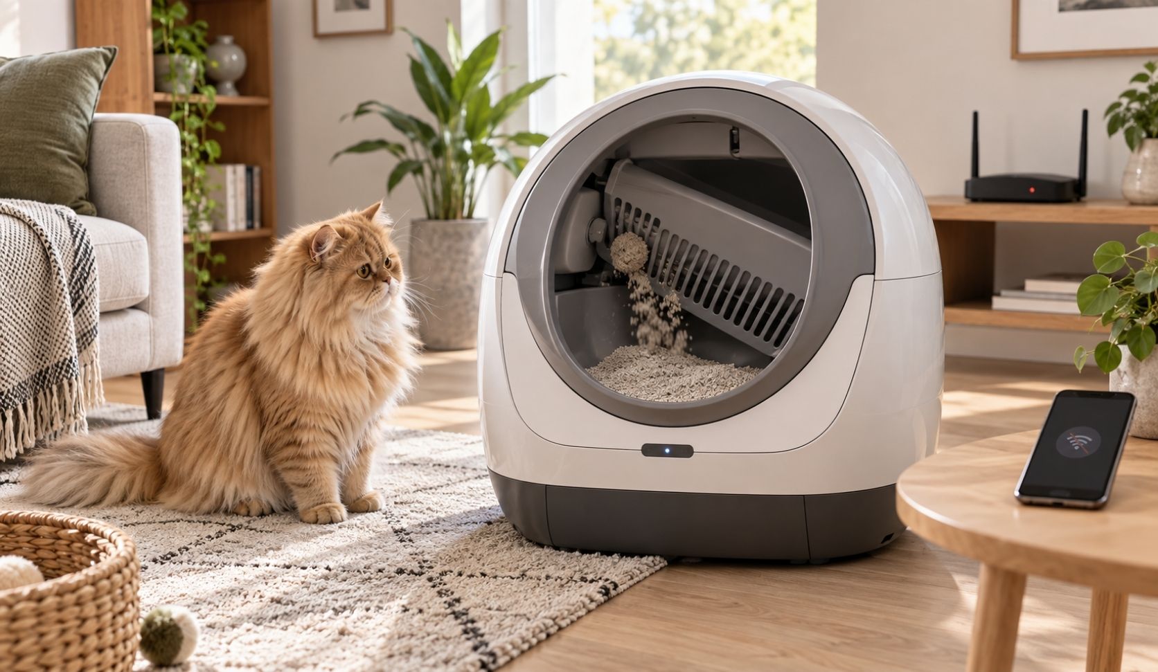 Featured image for “Automatic Litter Box Without Wi-Fi: Does It Still Scoop?”