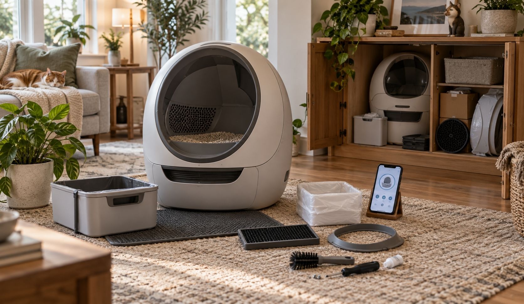 Featured image for “How Long Do Automatic Litter Boxes Last? Three Clocks”