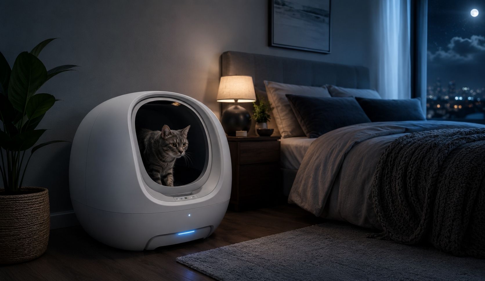 Featured image for “How Loud Is an Automatic Litter Box at 3 a.m.?”