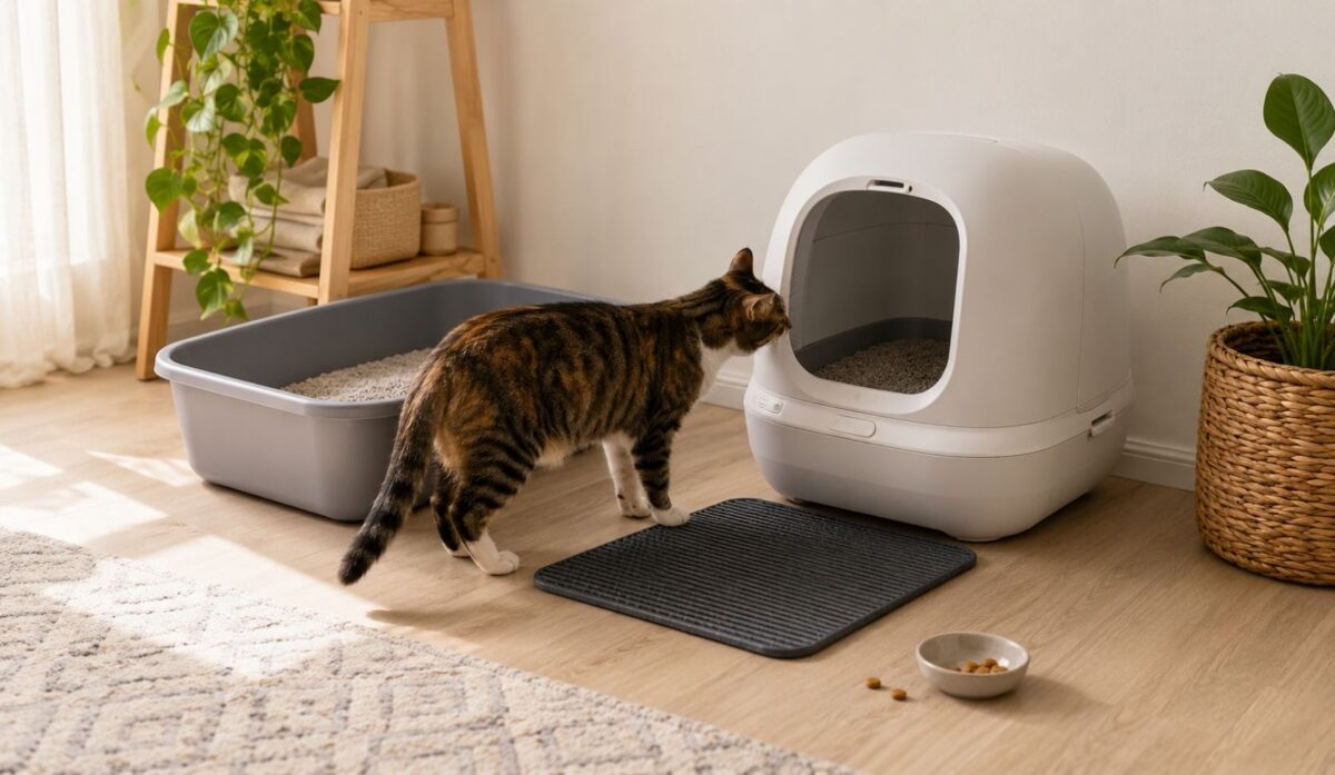 Guide on How to Get a Cat Used to a Self-Cleaning Litter Box