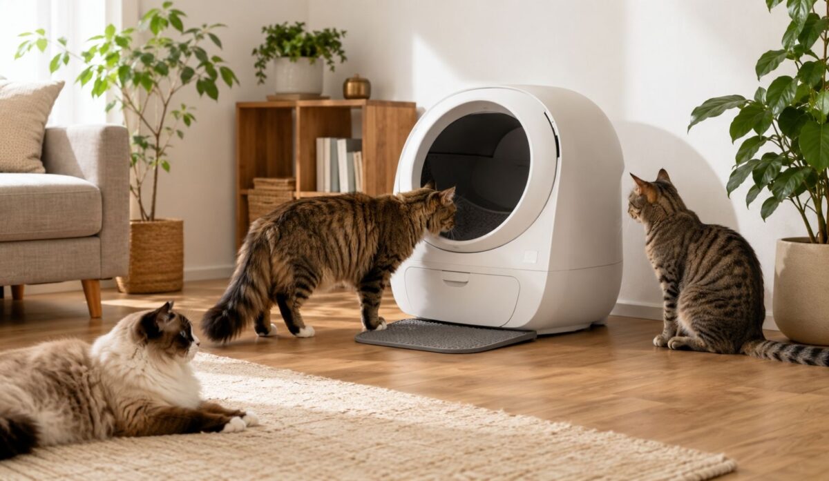 Guide on Introducing an Automatic Litter Box