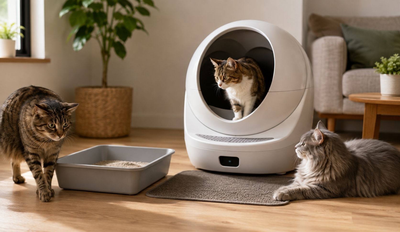 Featured image for “One Cat Won’t Use the Automatic Litter Box (Multi-Cat)”