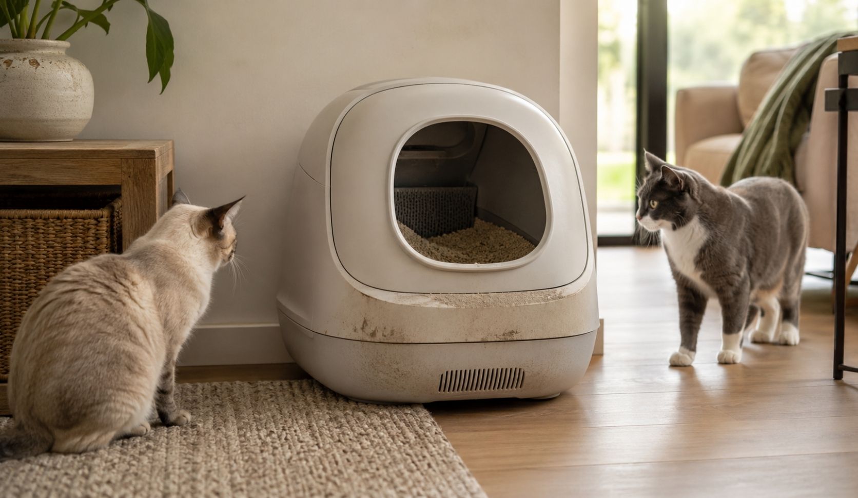 Featured image for “Self-Cleaning Litter Box Not Working Right? Fix the Smell”