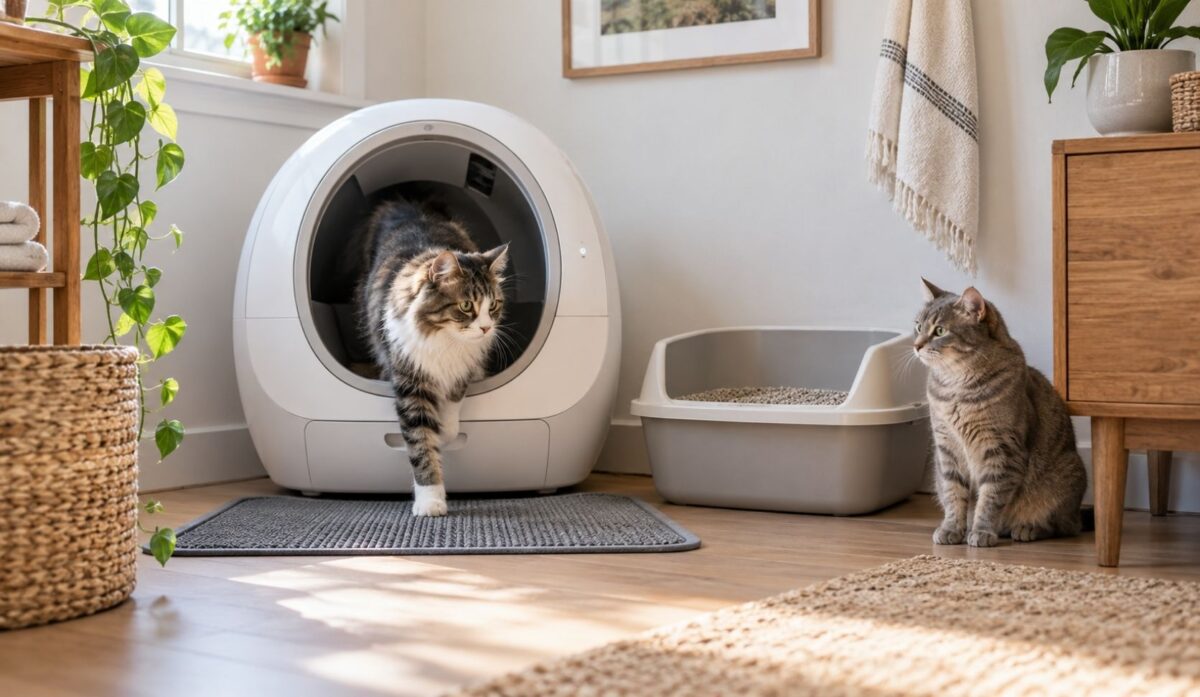 Guide on When to Remove the Old Litter Box During Transition